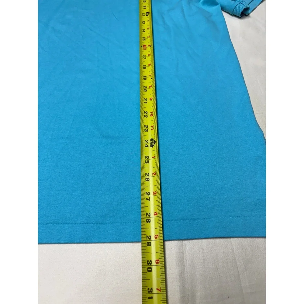Polo Ralph Lauren Men XL SolfTouch Turquoise Blue Short Sleeve Polo Shirt Cotton